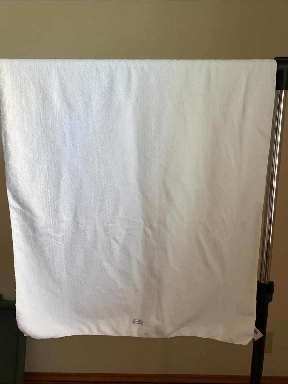 White Plush Microfiber Towel